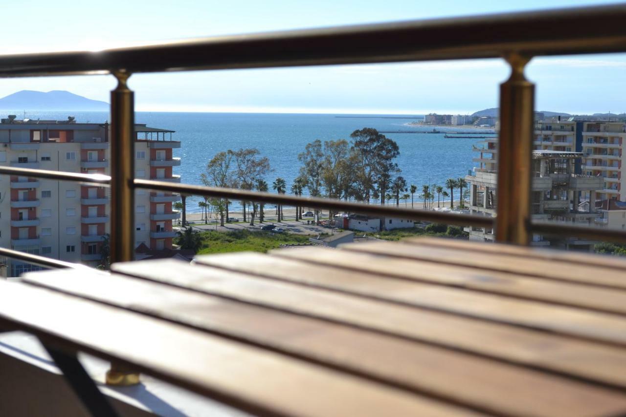Seaview Bay Studio & Private Garage Vlora Kültér fotó